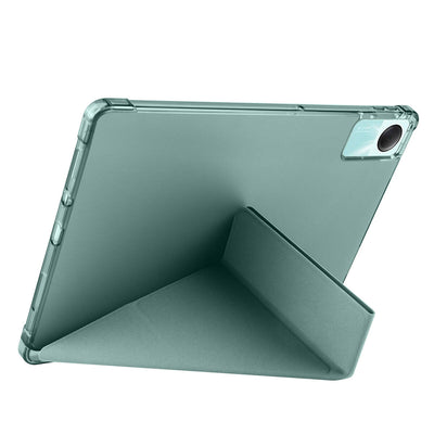 Xiaomi Redmi Pad SE Kılıf Zore Tri Folding Kalem Bölmeli Standlı Kılıf Siyah