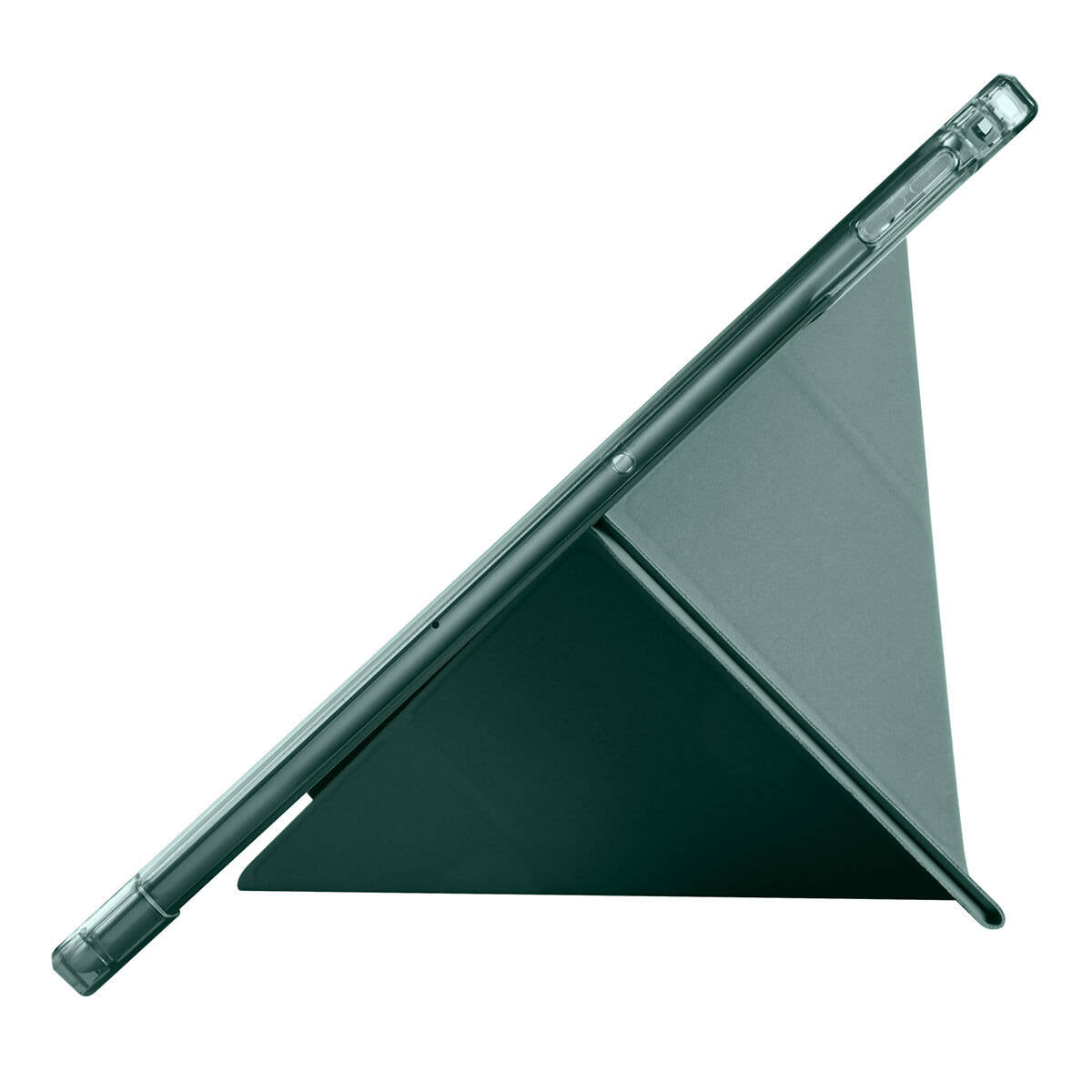 Xiaomi Redmi Pad SE Kılıf Zore Tri Folding Kalem Bölmeli Standlı Kılıf Kırmızı