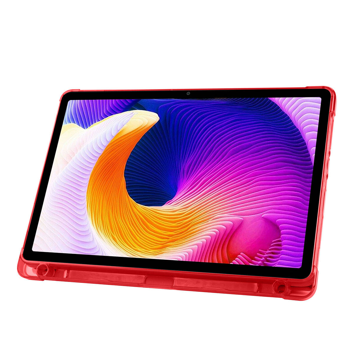 Xiaomi Redmi Pad SE Kılıf Zore Tri Folding Kalem Bölmeli Standlı Kılıf Lacivert