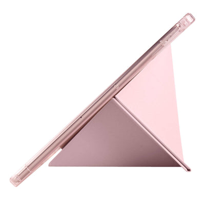 Xiaomi Redmi Pad SE Kılıf Zore Tri Folding Kalem Bölmeli Standlı Kılıf Mavi