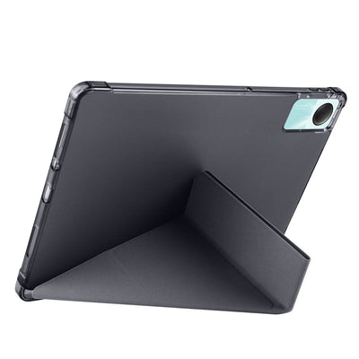 Xiaomi Redmi Pad SE Kılıf Zore Tri Folding Kalem Bölmeli Standlı Kılıf Kırmızı