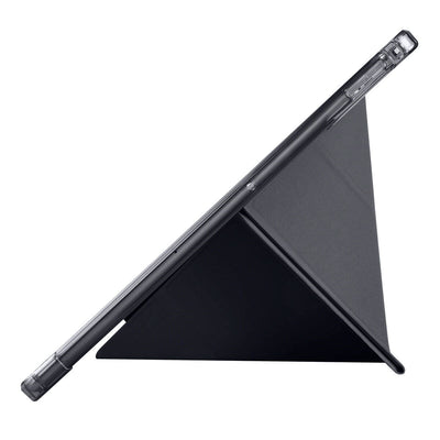 Xiaomi Redmi Pad SE Kılıf Zore Tri Folding Kalem Bölmeli Standlı Kılıf Siyah