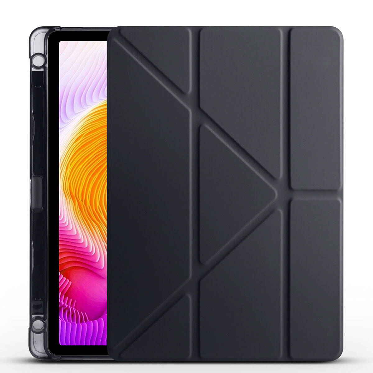 Xiaomi Redmi Pad SE Kılıf Zore Tri Folding Kalem Bölmeli Standlı Kılıf