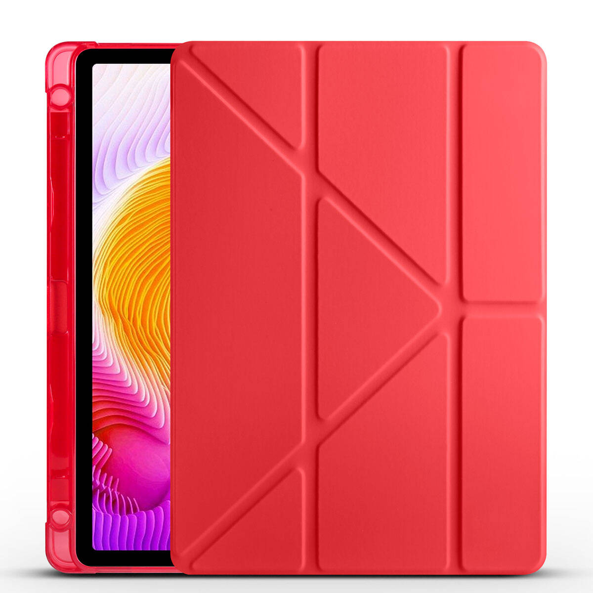 Xiaomi Redmi Pad SE Kılıf Zore Tri Folding Kalem Bölmeli Standlı Kılıf