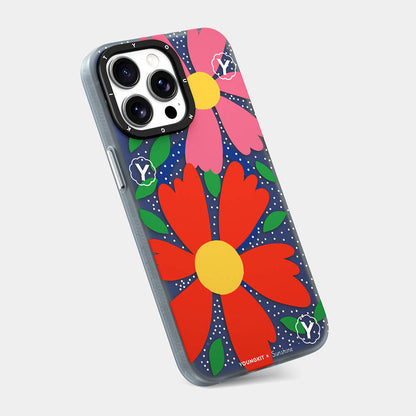 iPhone 15 Pro Max Kılıf M-safe Şarj Özellikli Sunshine Tasarımlı Youngkit Colorful Serisi Kılıf