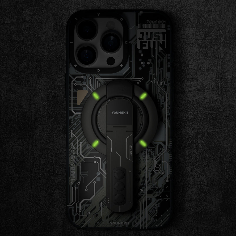 Youngkit Technology Serisi Telefon ve Tabletler için Magnetik Ring Stand