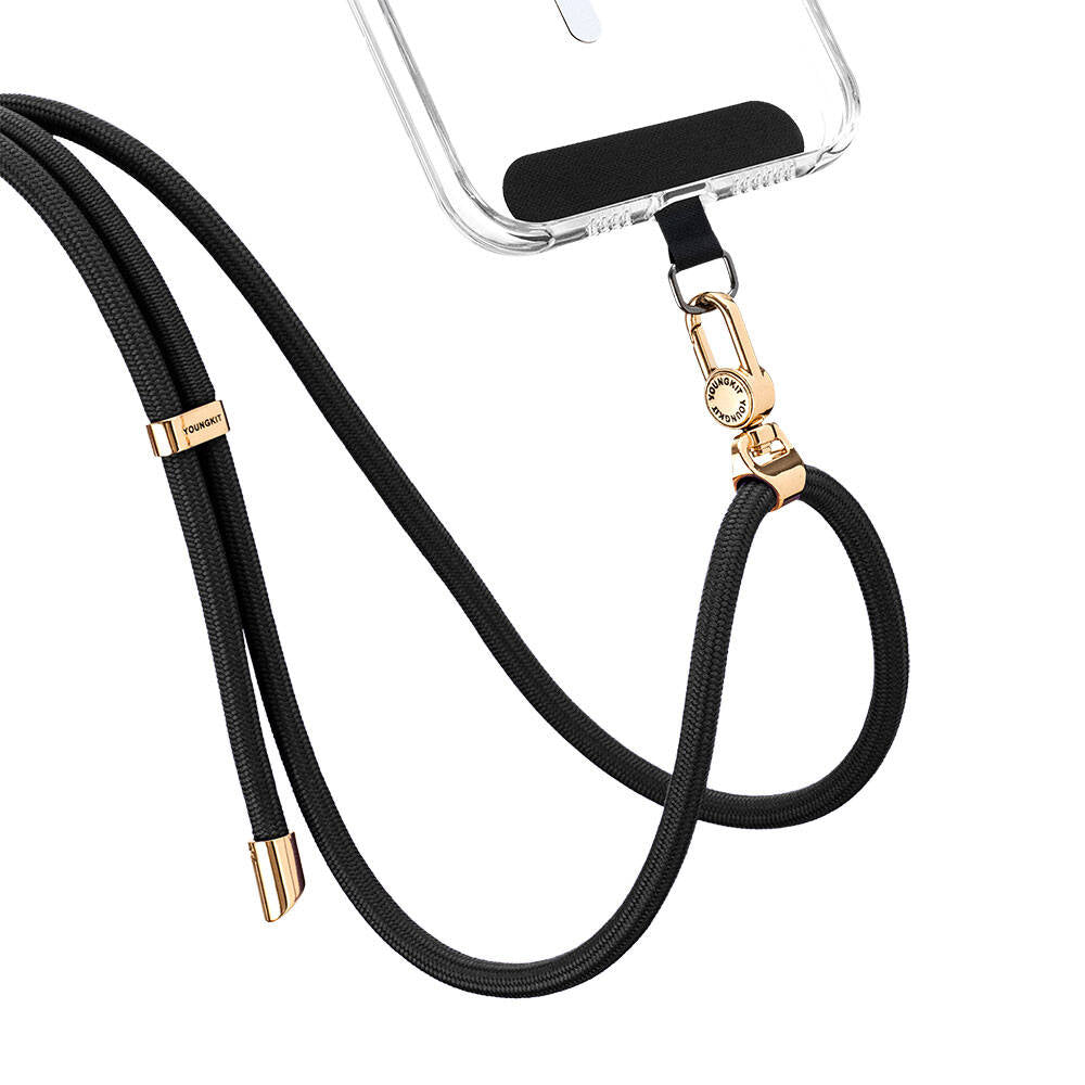 Youngkit YQ001 Cep Telefonu Boyun Askı İpi Siyah