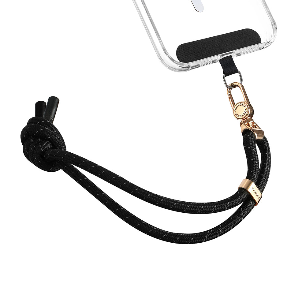 Youngkit YQ002 Yansıtıcı Şerit Desenli Cep Telefonu Bilek Askı İpi