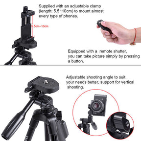 Zore Yunteng VCT 5208 A Kalite Telefon Tripod