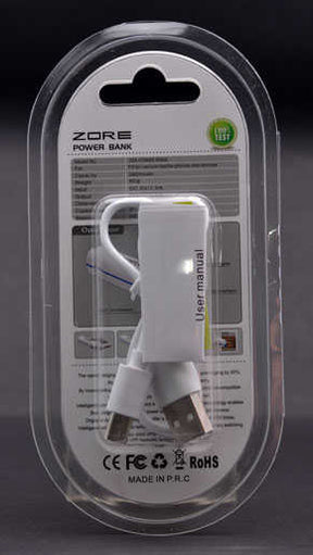 Zore 2600 Mah Taşınabilir Powerbank