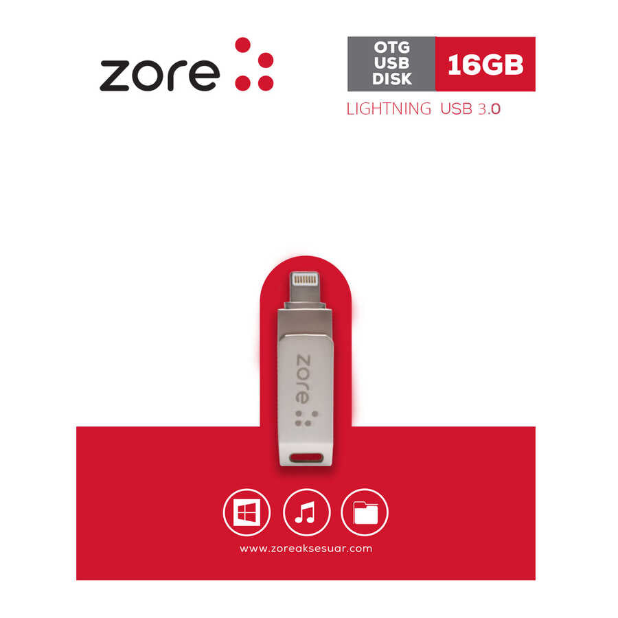 Zore 3.0 Lightning Metal OTG 16 GB