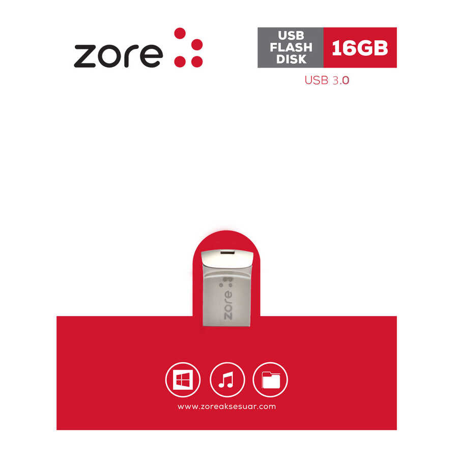 Zore 3.0 Metal Mini Flash Disk 16 GB