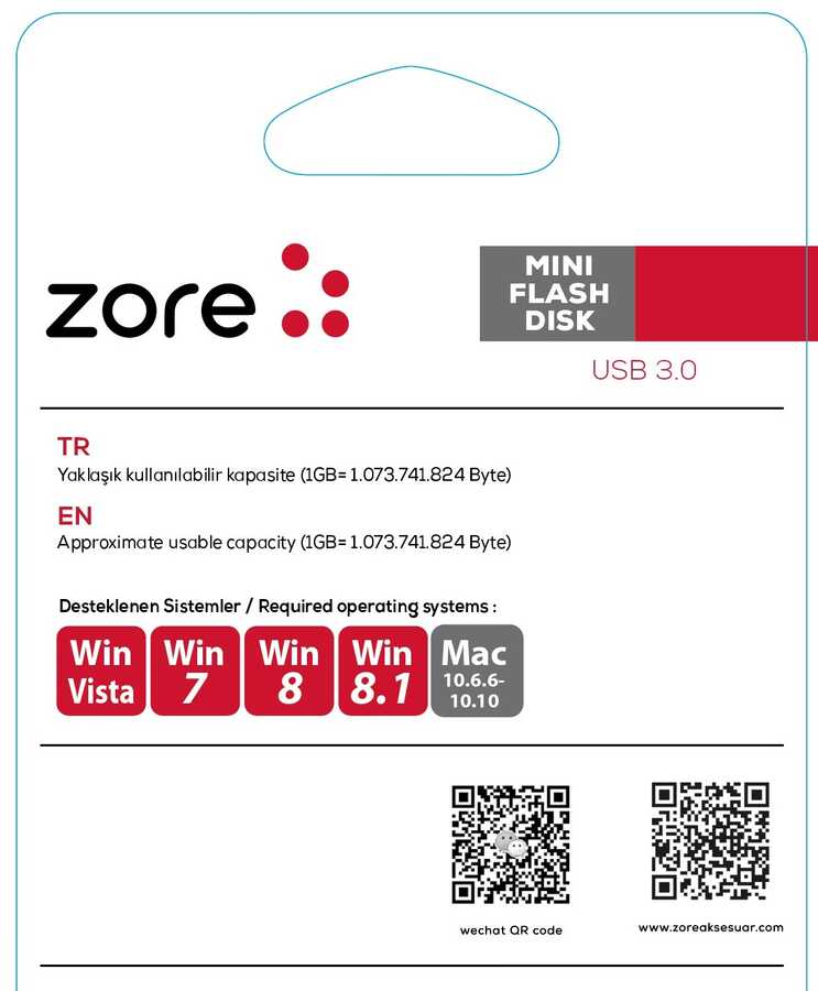 Zore 3.0 Metal Mini Flash Disk 16 GB