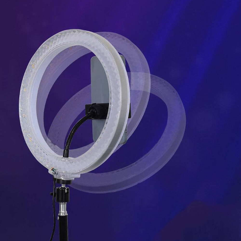 Zore 3D-36 36cm Canlı Yayın ve Ambiyans RGB Led Ring Light