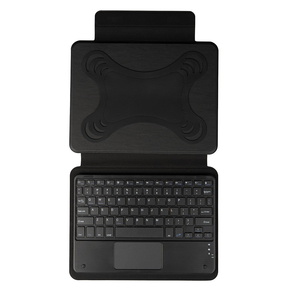 Zore Border Keyboard 13" inç Universal Bluetooh Bağlantılı Standlı Klavyeli Tablet Kılıfı