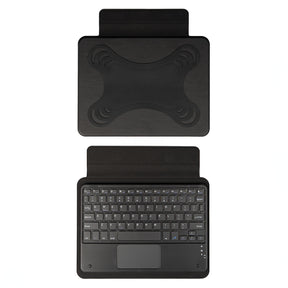 Zore Border Keyboard 8" inç Universal Bluetooh Bağlantılı Standlı Klavyeli Tablet Kılıfı