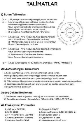 Zore BTK-ZR56 Bluetooth Kulaklık