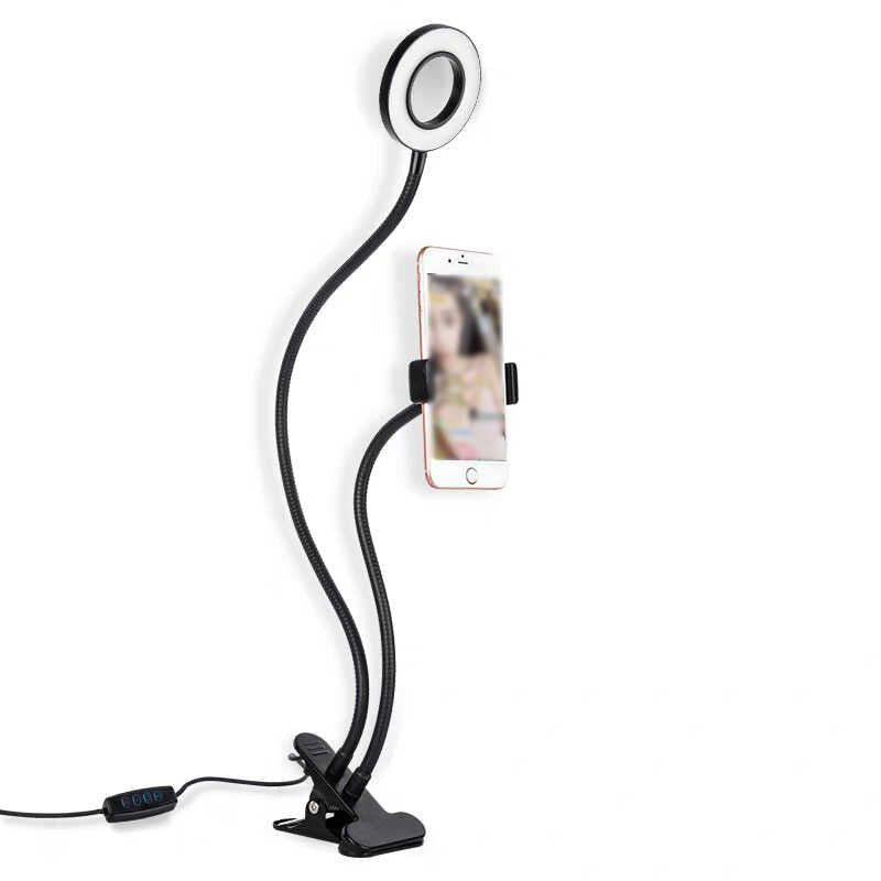 Zore Clip Flash Light Işıklı Telefon Tutucu Ring Light