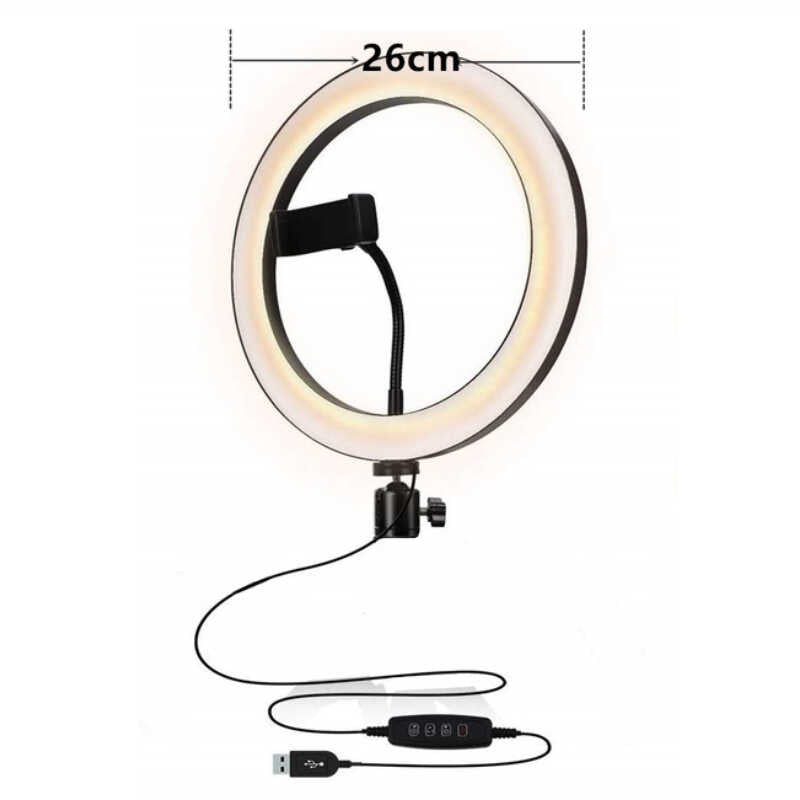 Zore CXB-260 Işıklı Telefon Tutucu Ring Light