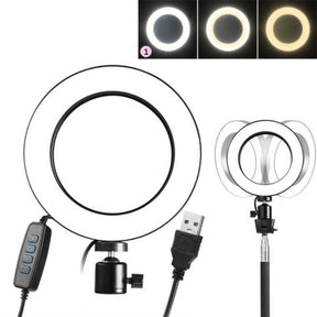 Zore CXB-260 Işıklı Telefon Tutucu Ring Light