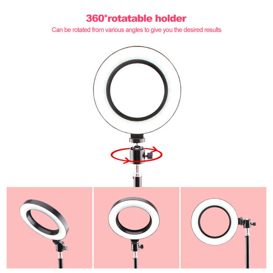 Zore CXB-260 Işıklı Telefon Tutucu Ring Light