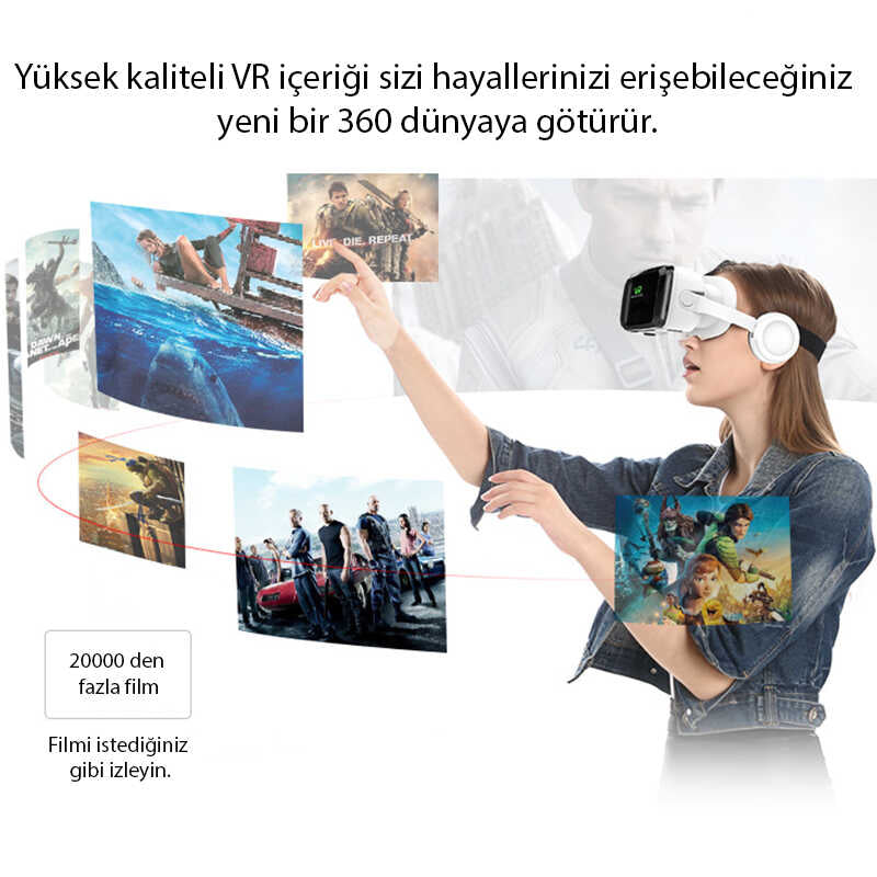 Zore G04BS VR Shinecon Sanal Gerçeklik Gözlüğü