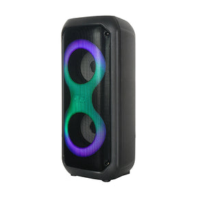 Zore GD-2413 FM Radyolu RGB TWS Çift 4 inç Stereo Bass Kablosuz Hoparlör