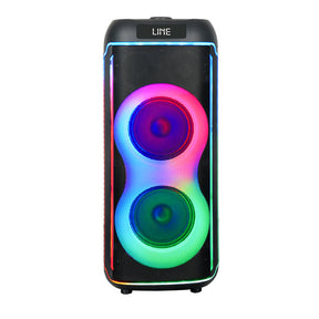 Zore GD-2606 Dijital LED Göstergeli FM Radyolu Mikrofonlu RGB TWS Çift 6.5 inç Stereo Bass Kablosuz Karaoke Hoparlör