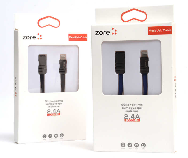 Zore Mest Lightning Usb Kablo 1M