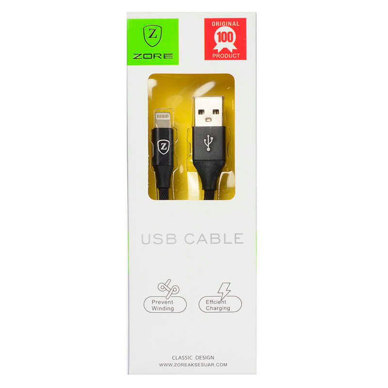 Zore Metal Uçlu Lightning Usb Kablo