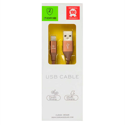 Zore Metal Uçlu Lightning Usb Kablo