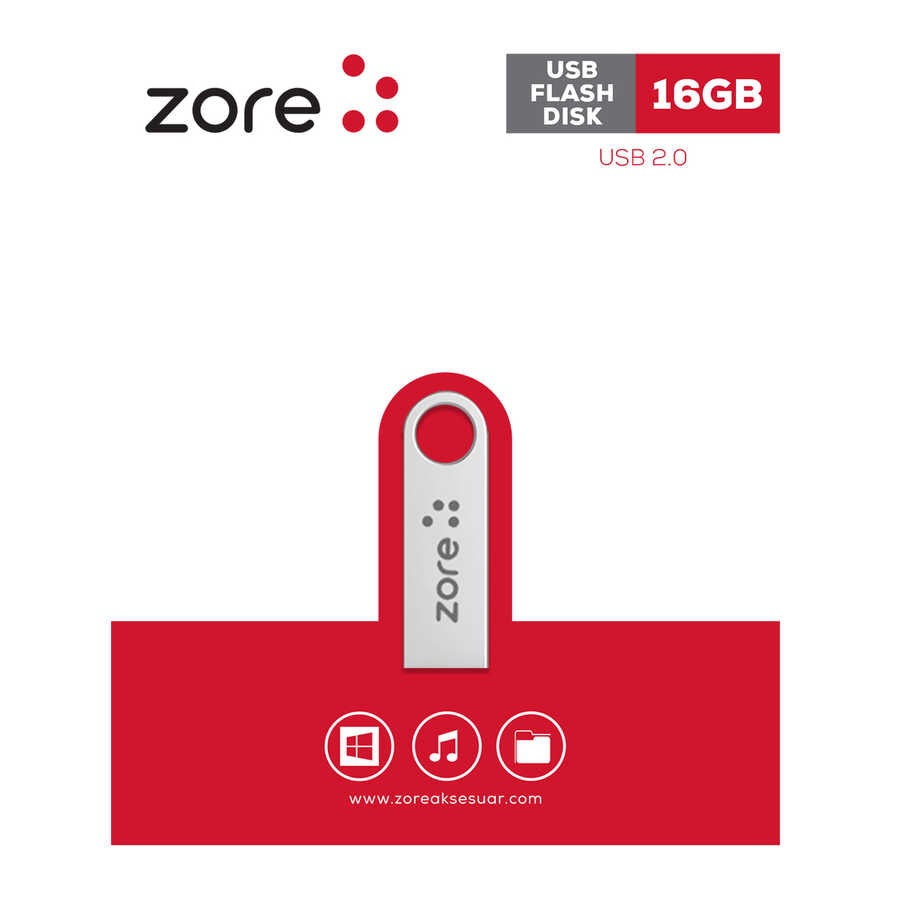 Zore Metal USB Flash Disk 16GB