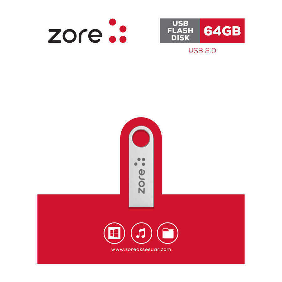 Zore Metal USB Flash Disk 64GB