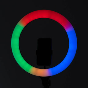 Zore MJ38 RGB 25W Ring Light Canlı Yayın 38cm USB'li ve Telefon Stand