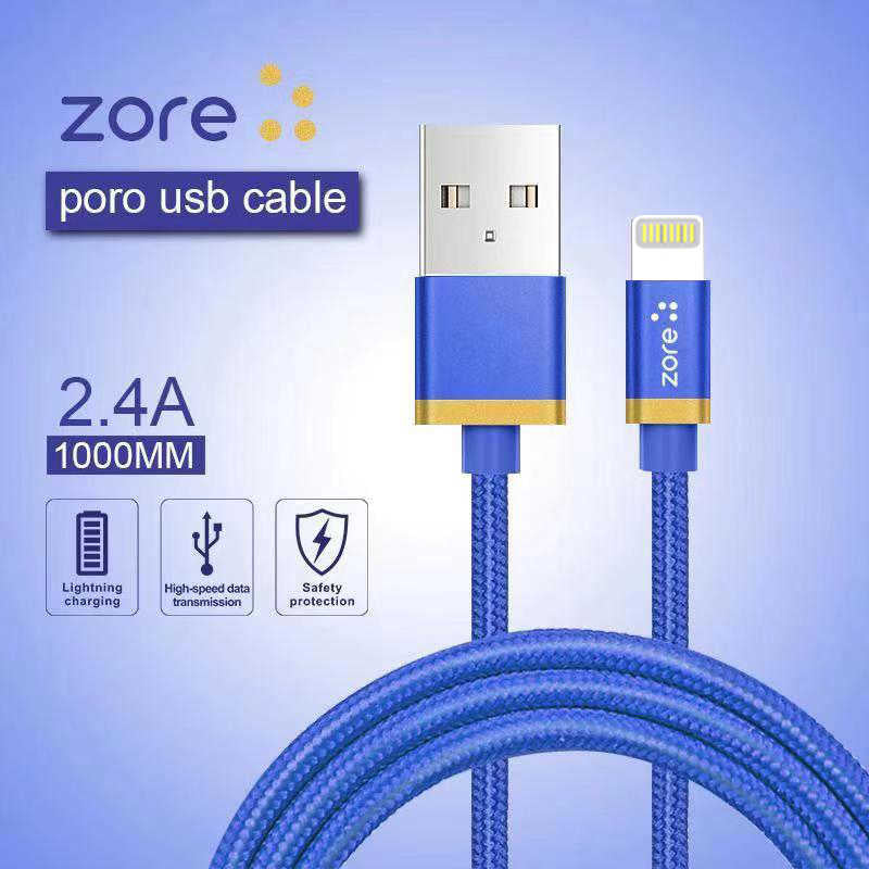 Zore Poro Lightning Usb Kablo 1M