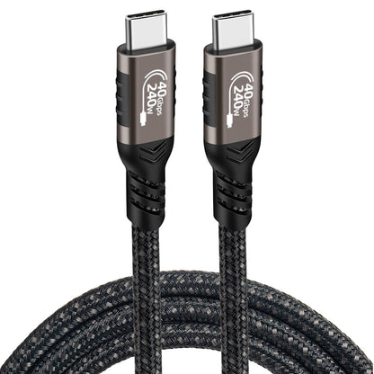 Zore QG01 Type-C to Type-C USB4 PD Data Kablosu 240W 40Gbps 8K@60Hz 1.5 Metre