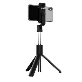 Zore S05 Bluetooth Selfie Özellikli Çok Fonksiyonlu Teleskopik Canlı Yayın Tripod Selfie Çubuğu