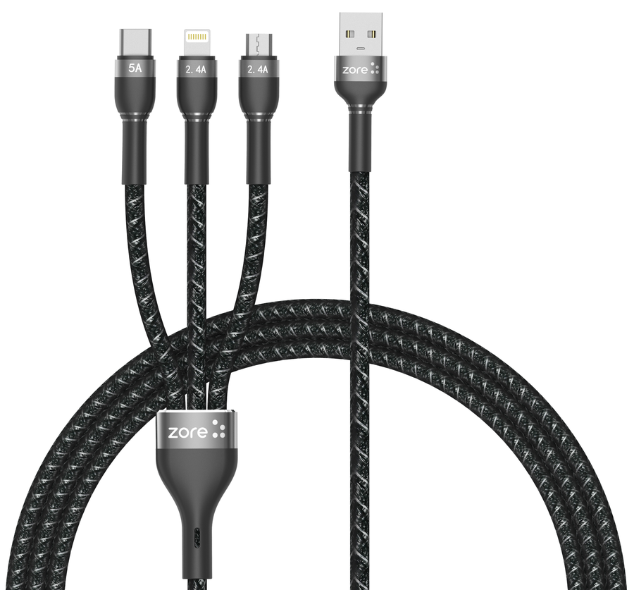 Zore Shira Serisi 3 in 1 USB Kablo 150cm