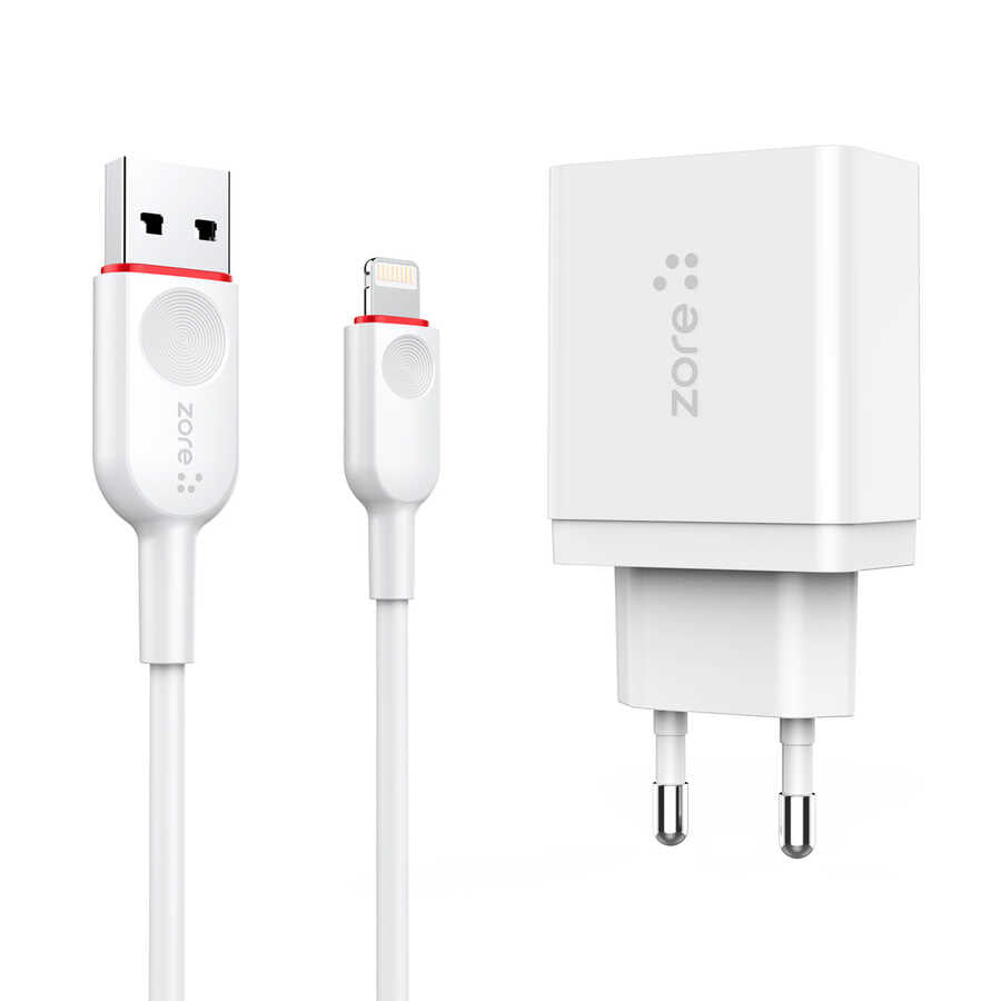 Zore XMac Serisi ZR-X2 Lightning 2 in 1 Şarj Seti