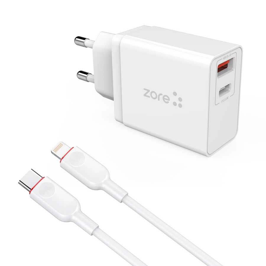 Zore XMac Serisi ZR-X2 PD To Lightning 2 in 1 Şarj Seti