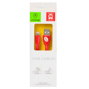 Zore Yassı Yumuşak Lightning Usb Kablo